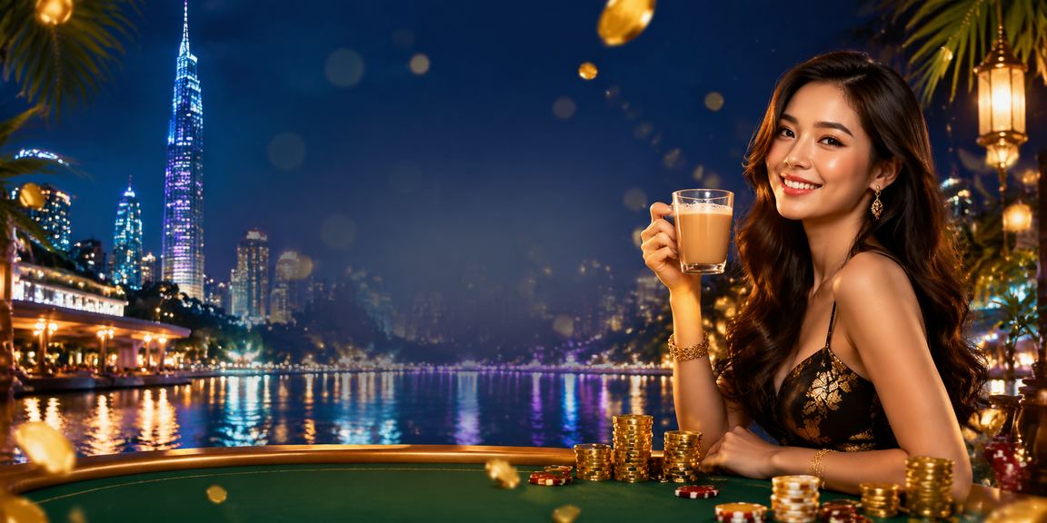 Permainan poker bergaya Kuala Lumpur dengan suasana moden dan profesional