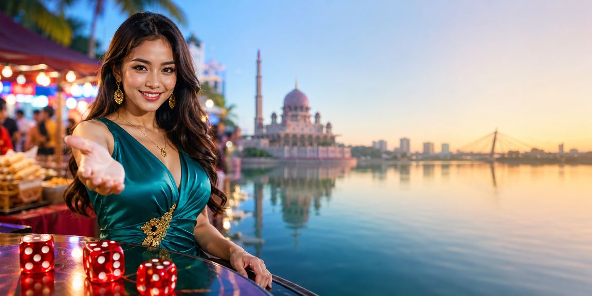 Permainan dadu bergaya Putrajaya dengan suasana moden dan profesional